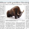 Zeitungsbericht Zeitungsbericht
